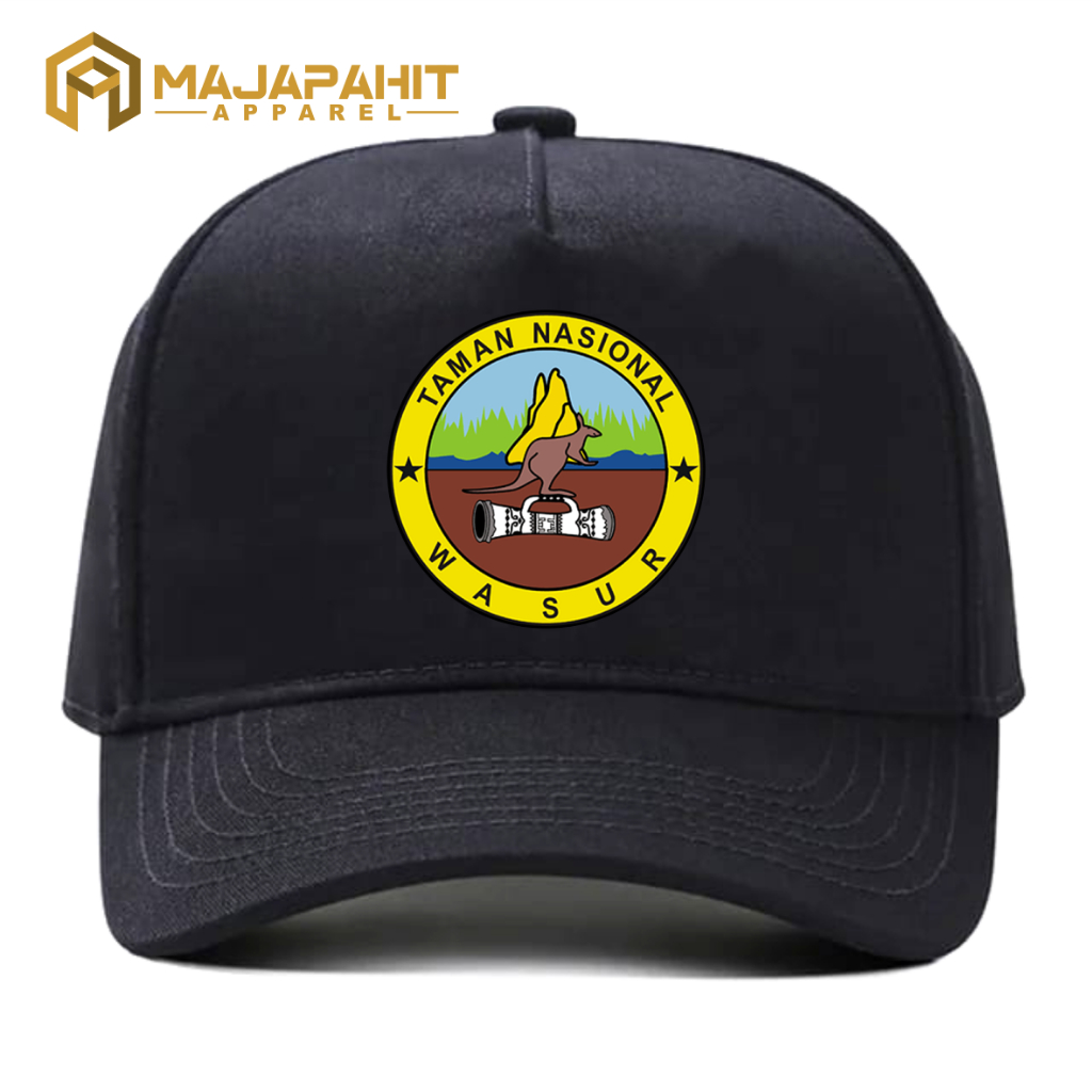 Topi Balai Taman Nasional Wasur Baseball Full Kain Premium - Majapahit Apparel