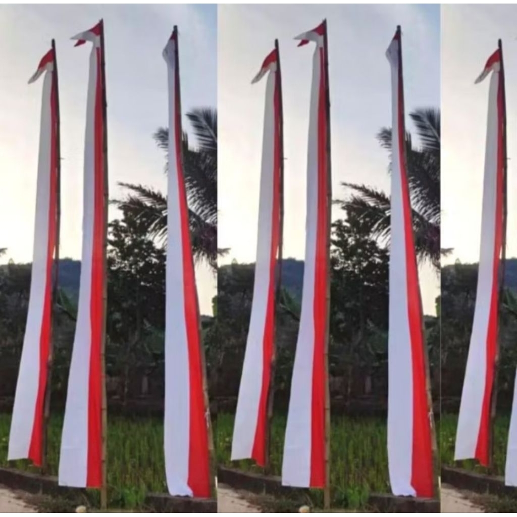 Bendera merah putih layur 3 meter