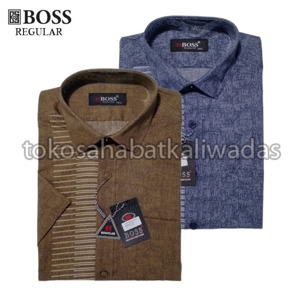 KEMEJA TANGAN PENDEK  REGULAR BOSS 254
