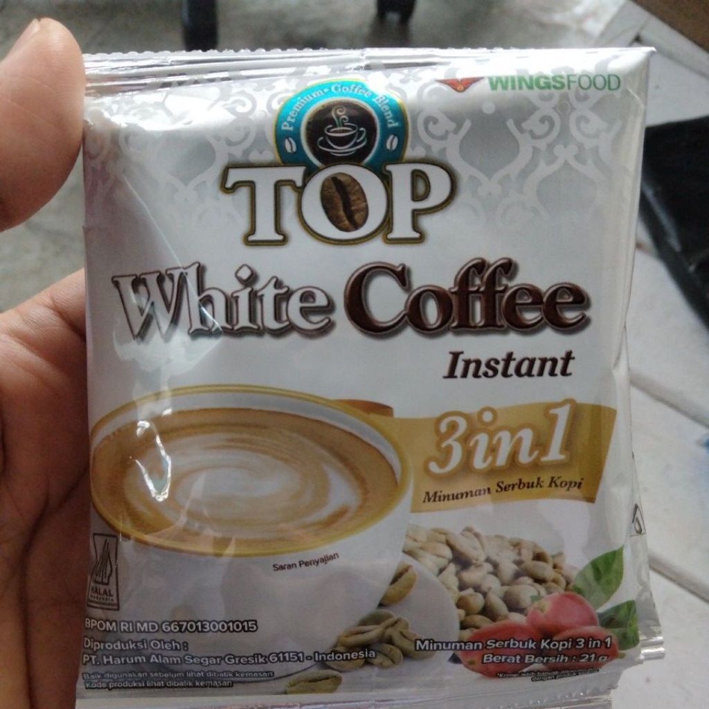 kopi top white coffee 1 renteng