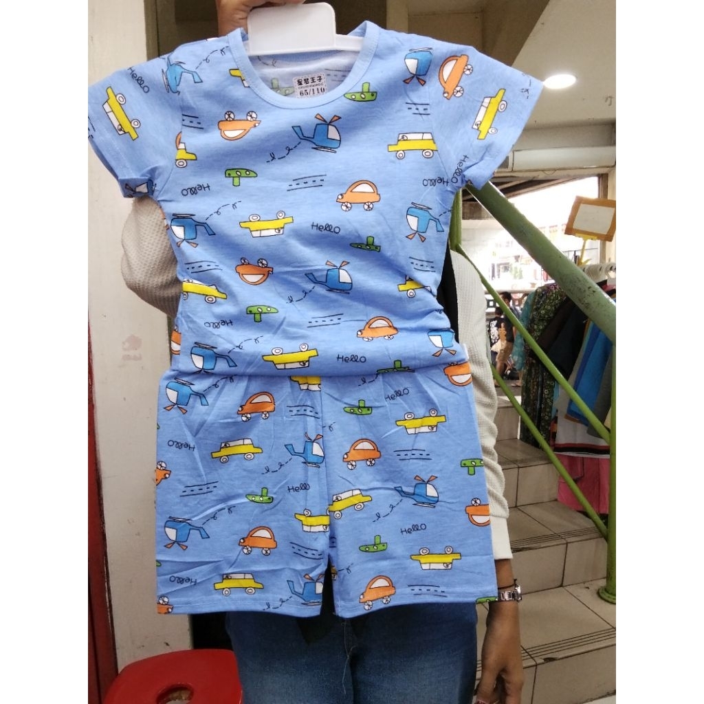 Setelan kaos Anak Laki-Laki Original Import Set Kemeja Anak Murah Setelan Anak Import Laki