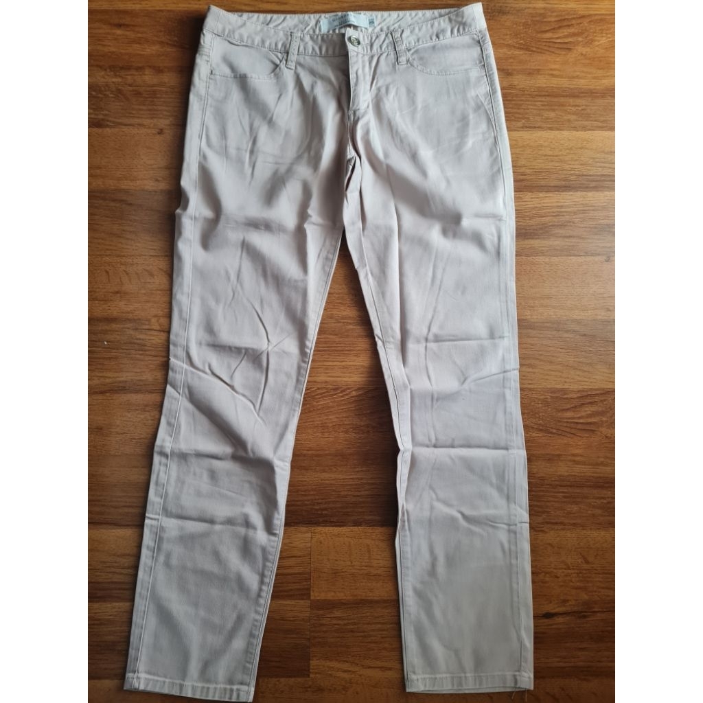 Celana panjang wanita Giordano | Preloved | Low rise slim 29