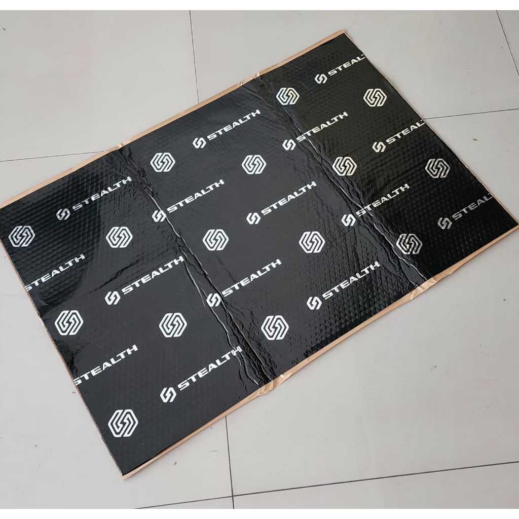 Peredam stealth alumunium butyl rubber made in rusia peredam mobil