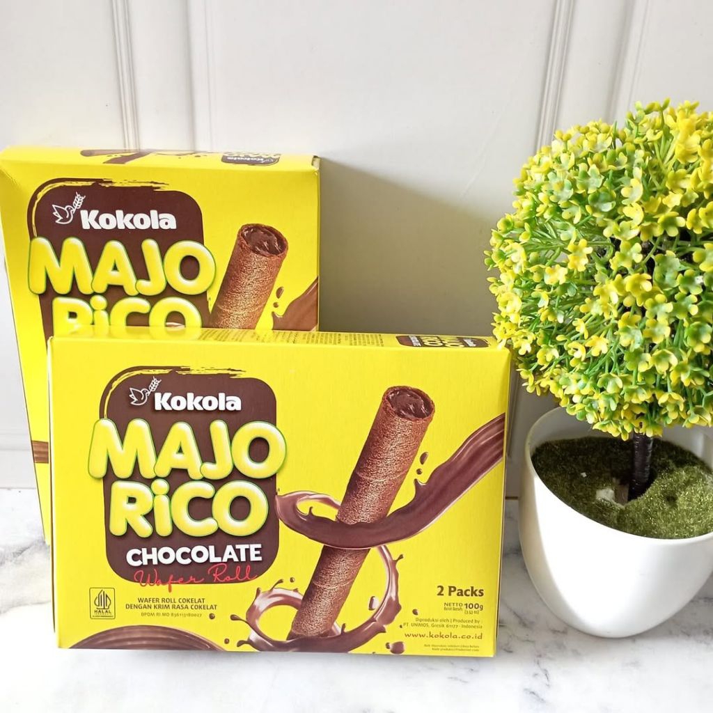 KOKOLA MAJO RICO WAFER ROLL (KARTON) ISI 24 KOTAK