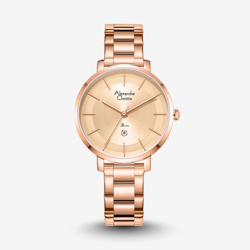 Jam Tangan Alexandre Christie Wanita AC 2870 AC2870 Original Garansi Resmi Alexander Christie 2870