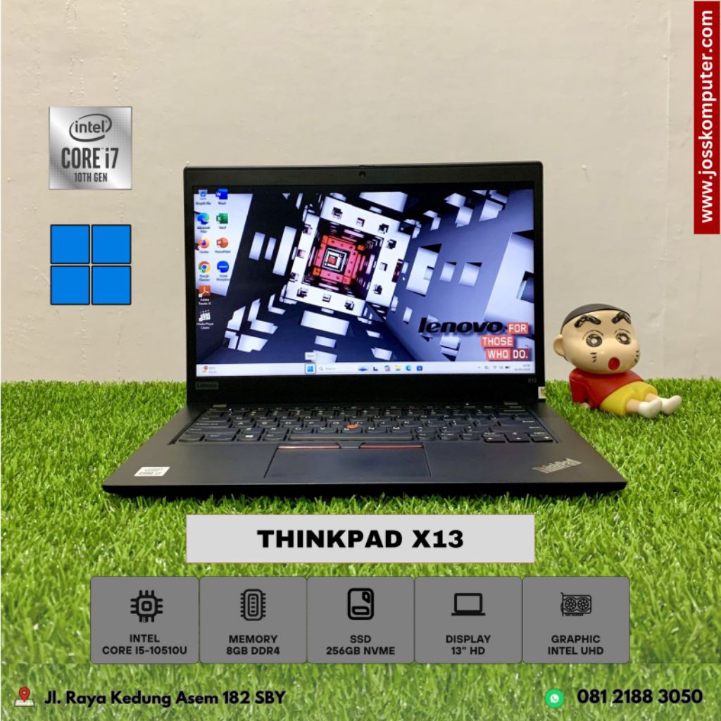Lenovo Thinkpad X13 Intel Core i7-10510U 8GB SSD 256GB