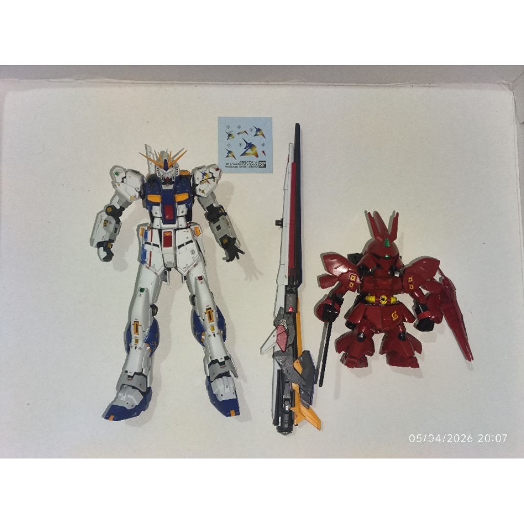rg NU ff bandai Gundam bonus SD sazabi