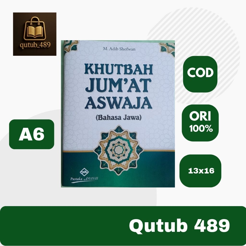 Pustaka AMANAH - Buku KHUTBAH JUMAT ASWAJA Bahasa Jawa
