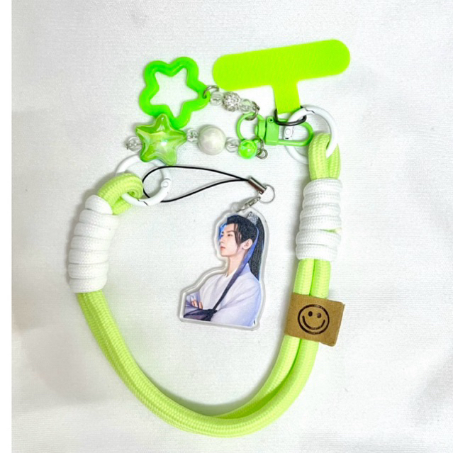 Phonestrap Cheng Yi import  2 sisi foto akrilik