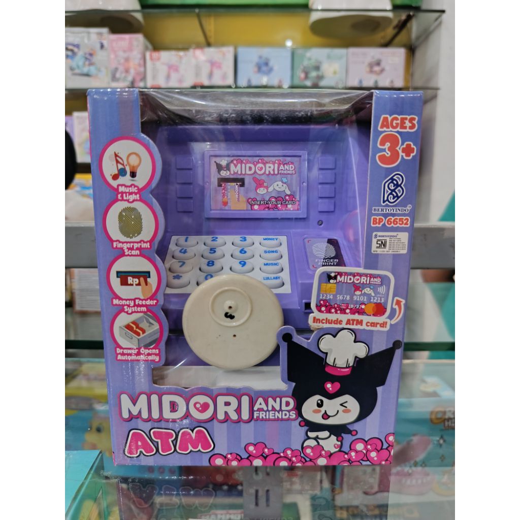 Mainan Celengan Anak Model ATM karakter