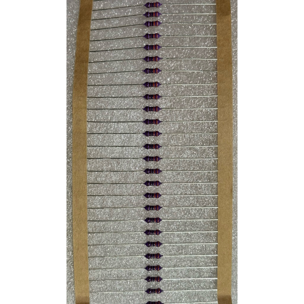 100 pcs Resistor 1/4 watt 3k3 UNGU kaki tembaga / resistor 3K3