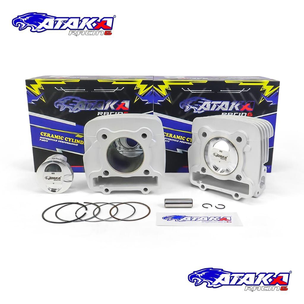 Blok Ceramic ATAKA Racing Piston Forging 60 62 63mm Jupiter Z1 Mio J Soul GT Xride Fino