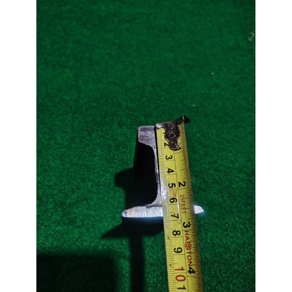 rel lori panjang 15cm baja bahan bilah pande pandai besi anvil, paron, landasan besi tempa
