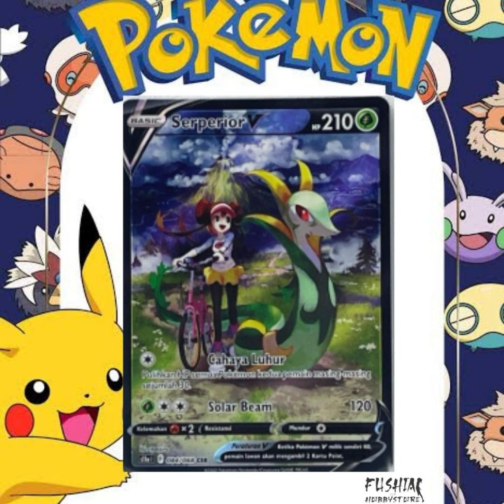 Kartu Pokemon TCG CSR S11a Serperior V (084/068)