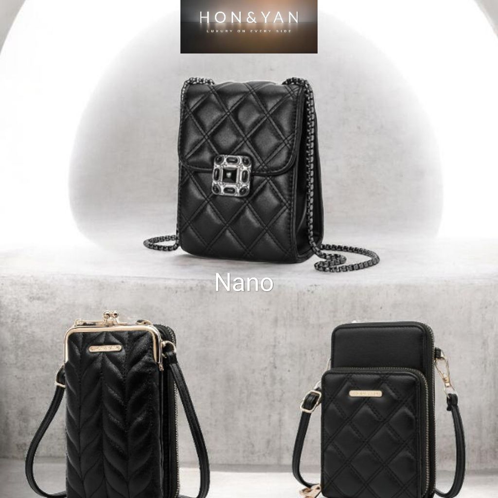 honyan hon yan hon&yan tas hp dompet selempang aijo aily nano woman import bag