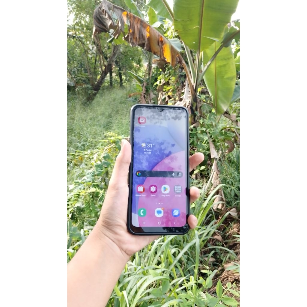 hp second samsung galaxy a03s minus retak 2 helay sentuh lancar