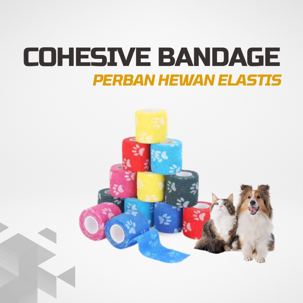 Perban Hewan Elastis / Bandage Hewan Elastis Tahan Air