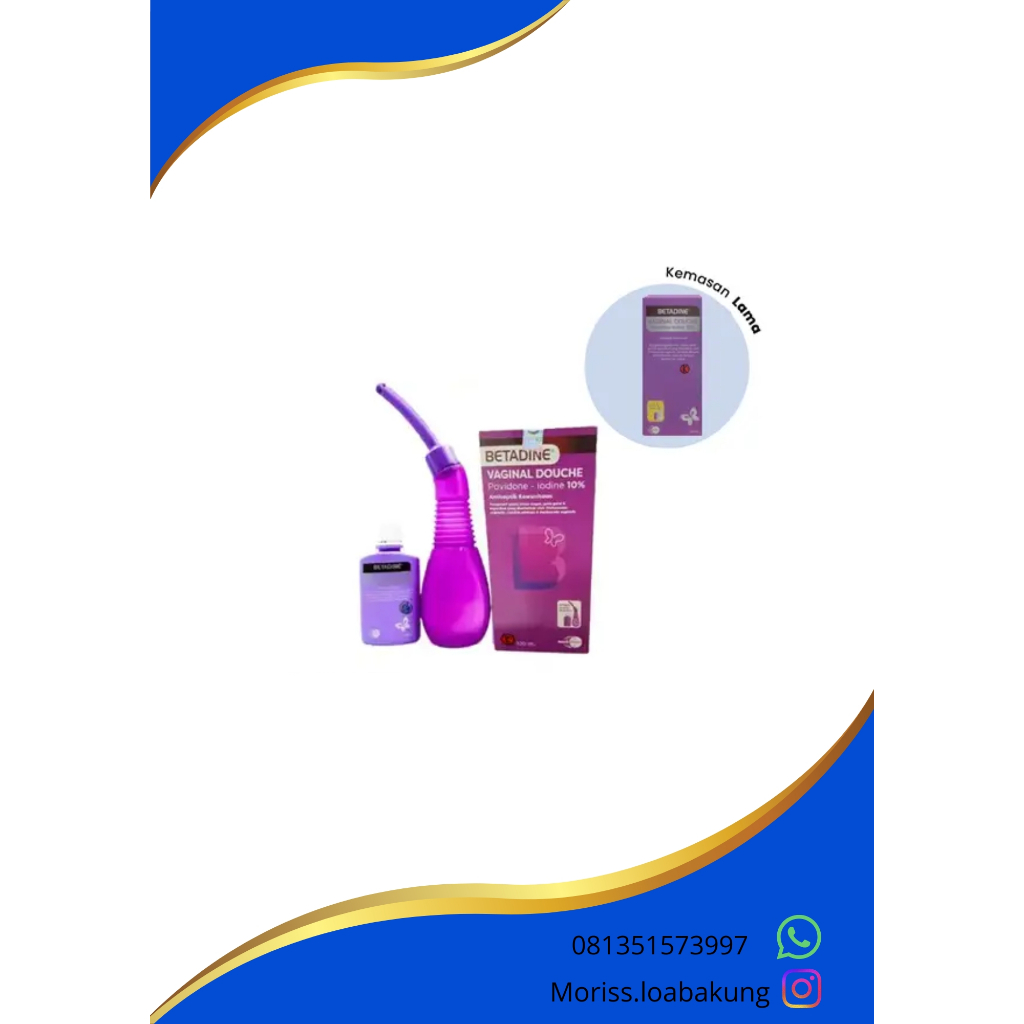Betadine Vaginal Douche 100 ml Plus Dengan Alat