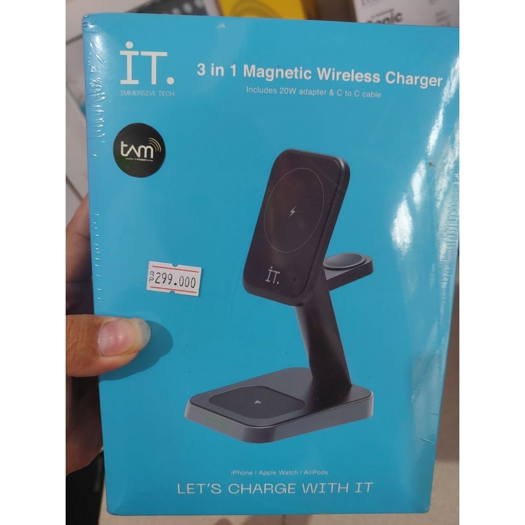 it magnetic wireless charger 3 in 1