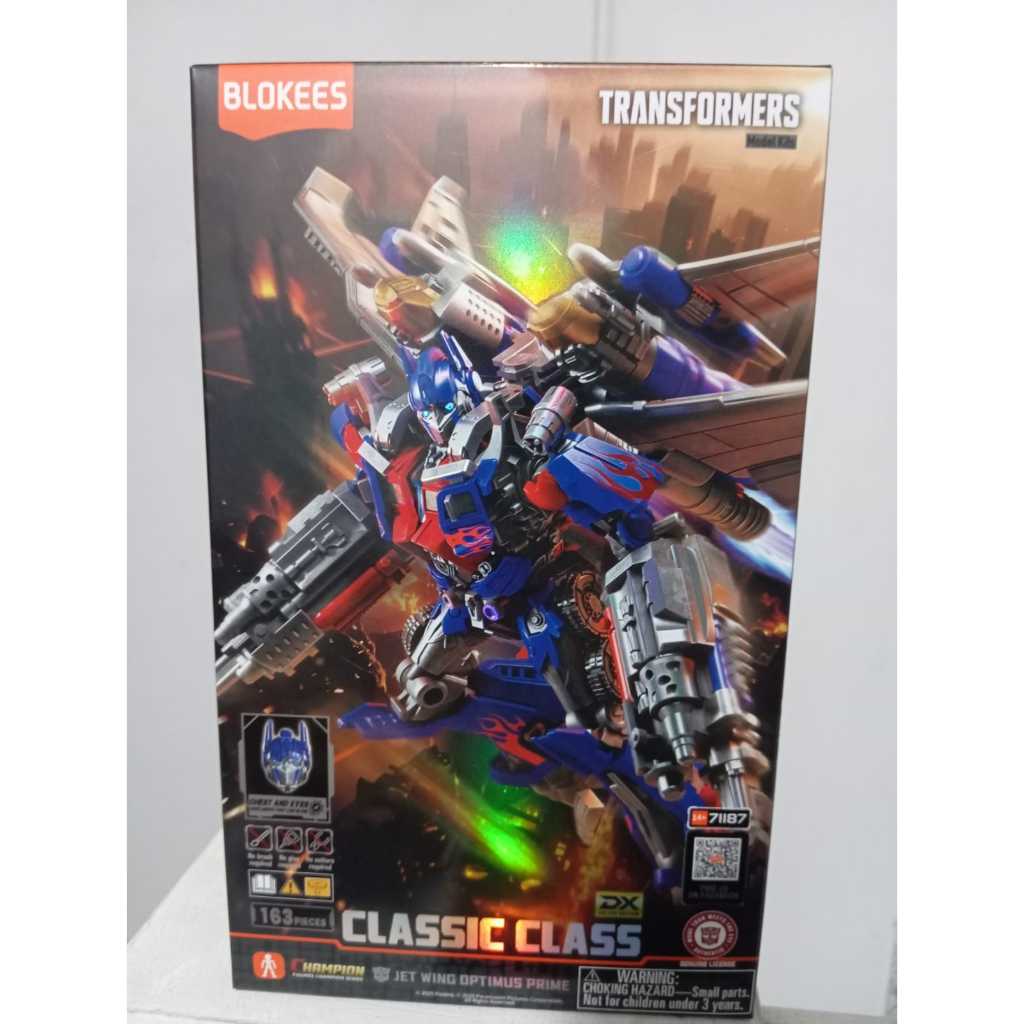 Blokees Jet Wing Optimus Prime DX Classic Class