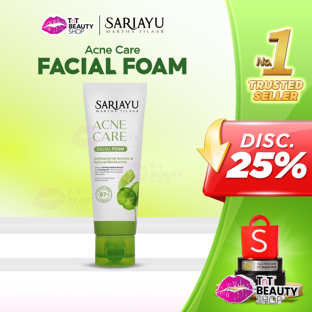 Sariayu Acne Care Facial Foam 75gr - Sari Ayu | TnT Beauty Shop