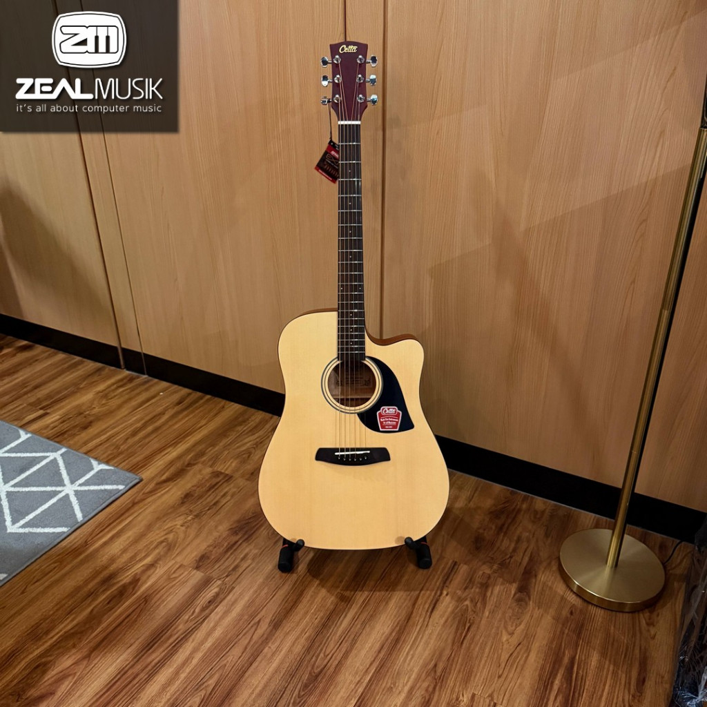 Cetta CD22CE - NAT (OP) Gitar Akustik / Acoustic Guitar - Zeal Musik Jogja