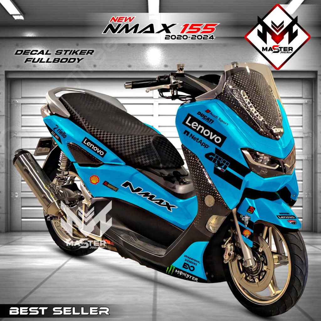 (COD) Decal Sticker Full Body Nmax New 2020 2021 2022 2023 2024 Stiker Nmax New Racing