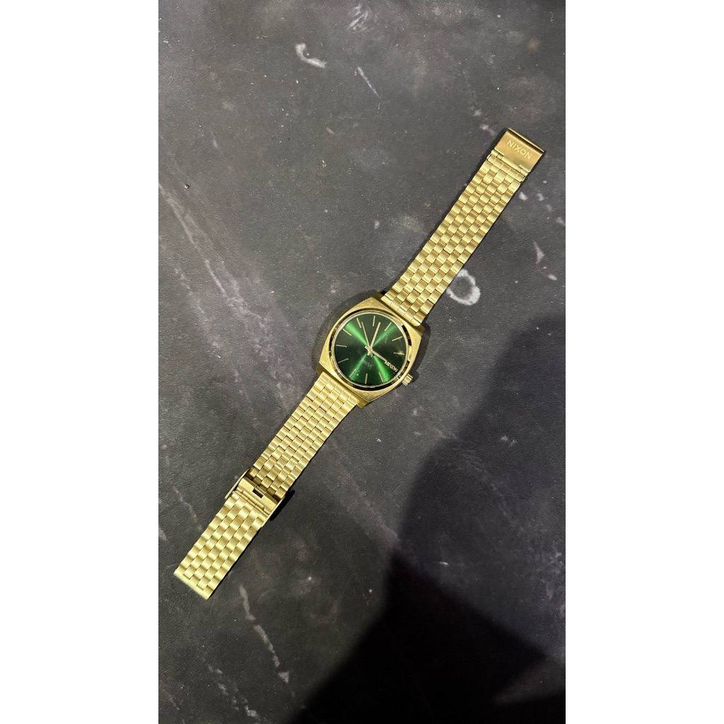 NIXON Time Teller Gold/Green