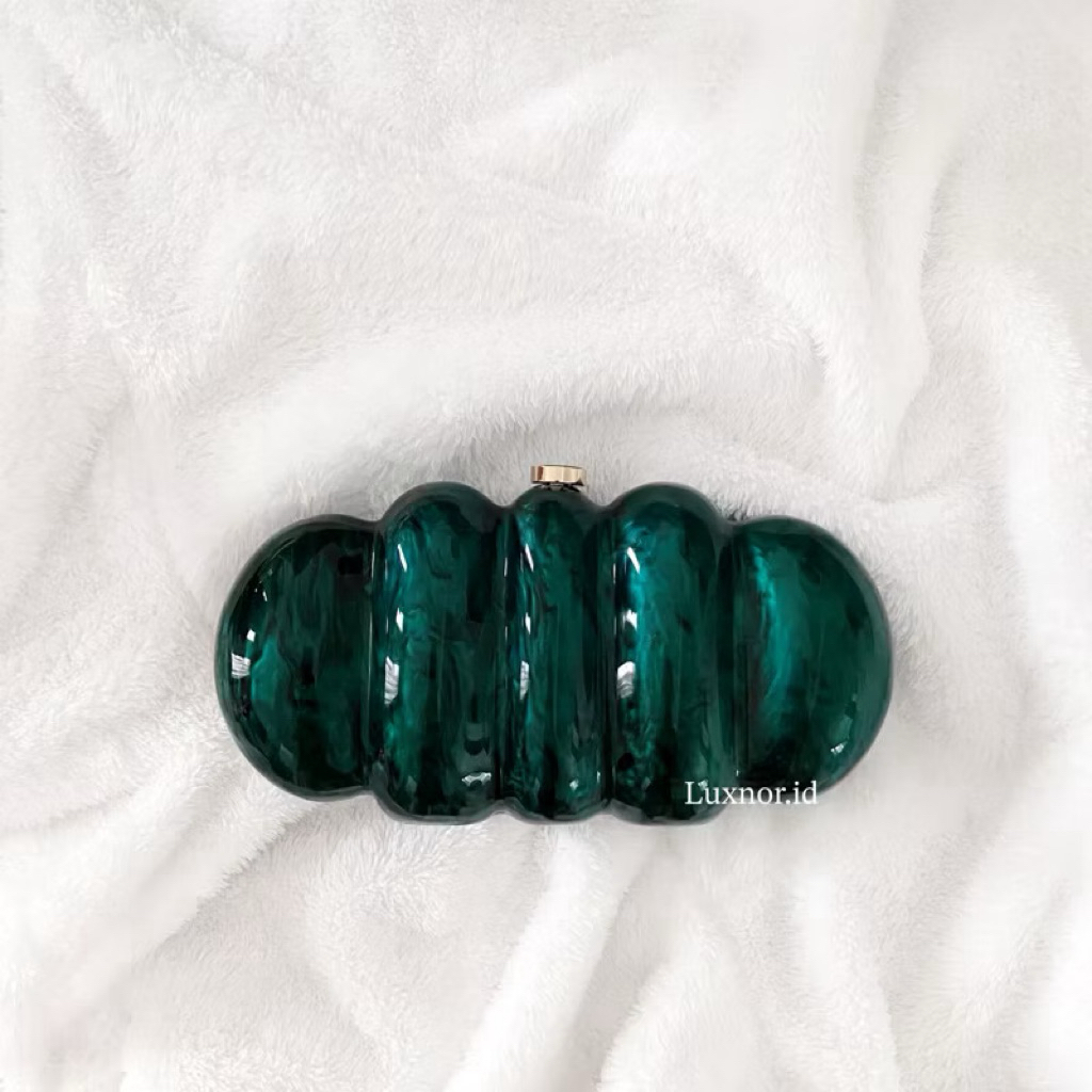 Amber Green - clutch by luxnor.id