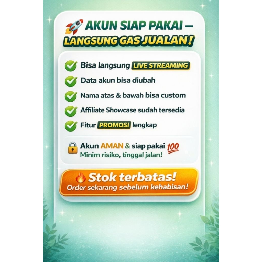akun affiliate toktokk hasil fyp