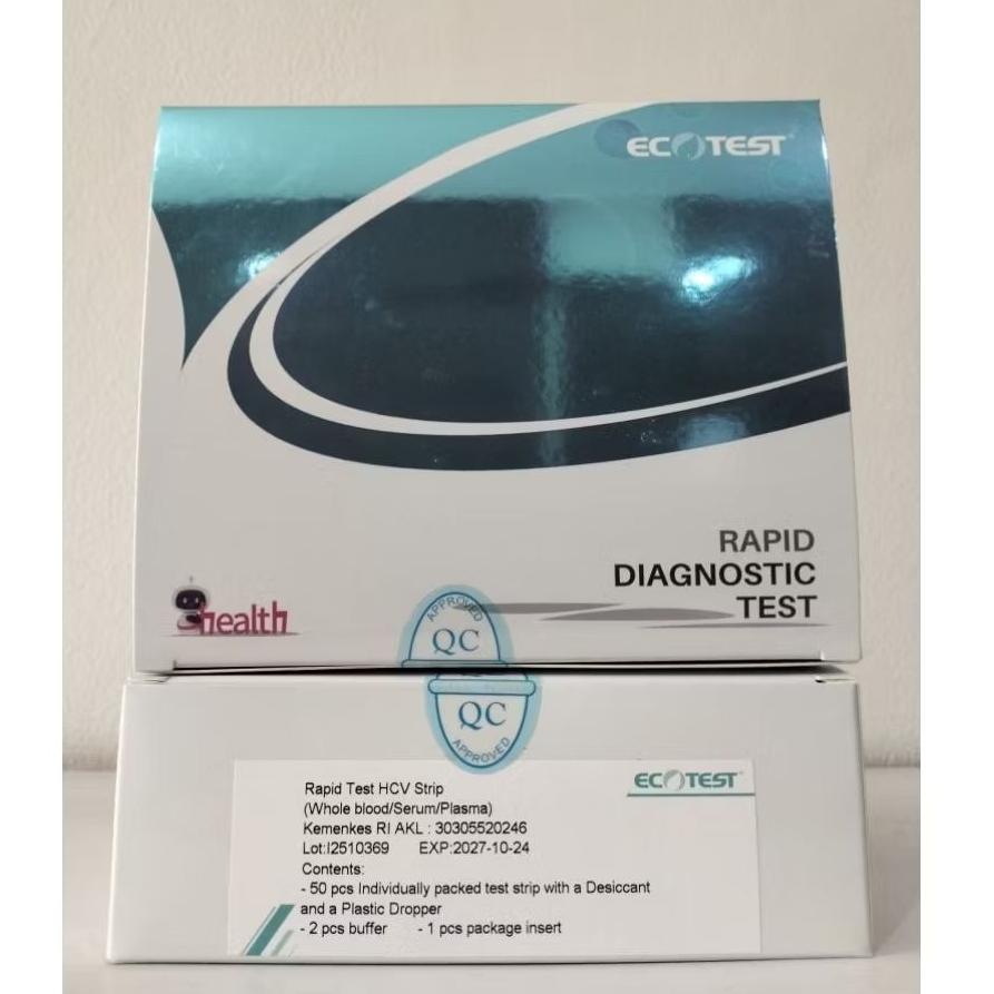 Rapit Test Hcv Strip EcoTest 50 pcs Perbok