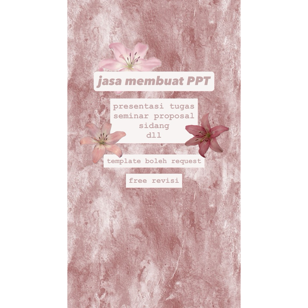 JASA MEMBUAT PPT
