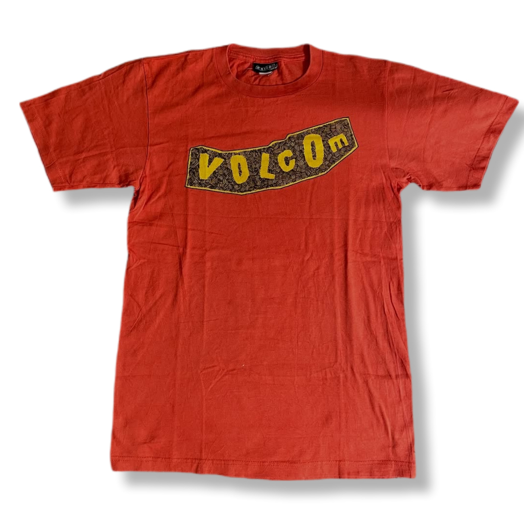 VINTAGE VOLCOM ORANGE T-SHIRT | KAOS | JSNG