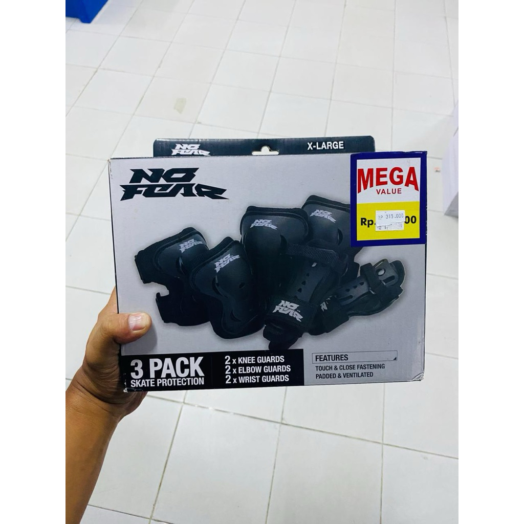 SKATE PROTECT 3PK UNISEX NO FEAR