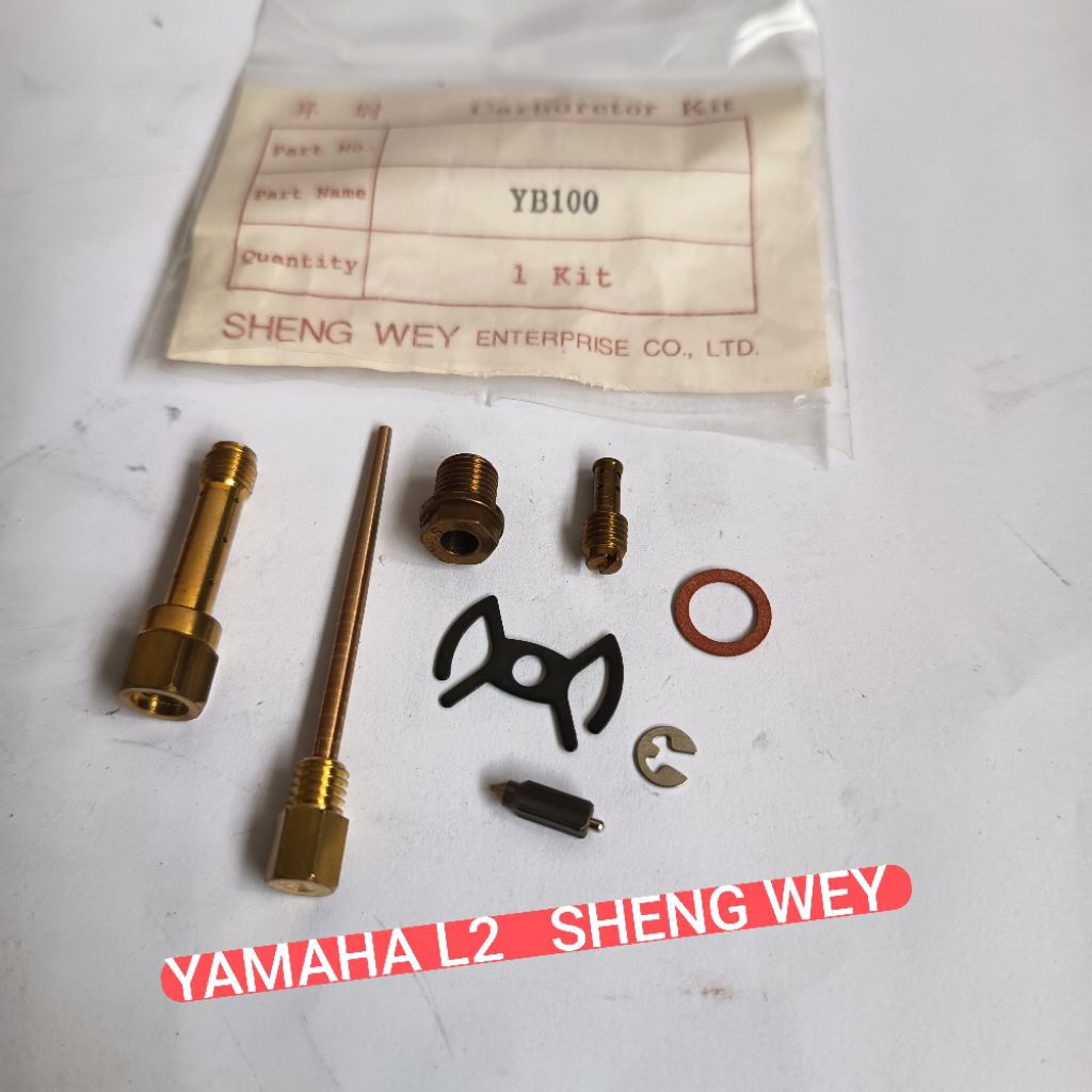 repairkit carburator karburator Yamaha  L2 L2G YB 100  L2 super Sheng Wey