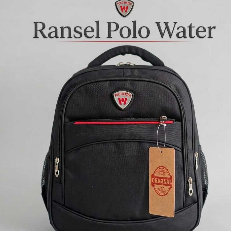 Tas Ransel Pria Polo Water Original – Stylish Premium Backpack Anti Air Multifungsi tas polo water p