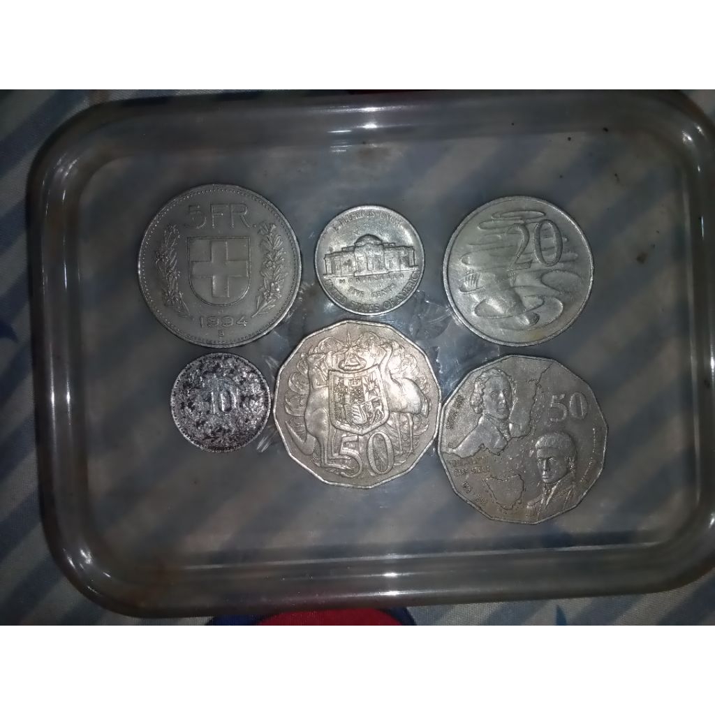 Koin Kuno Indonesia 1971 - 10 Rupiah Kancing, Kondisi Bekas, Cocok untuk Koleksi