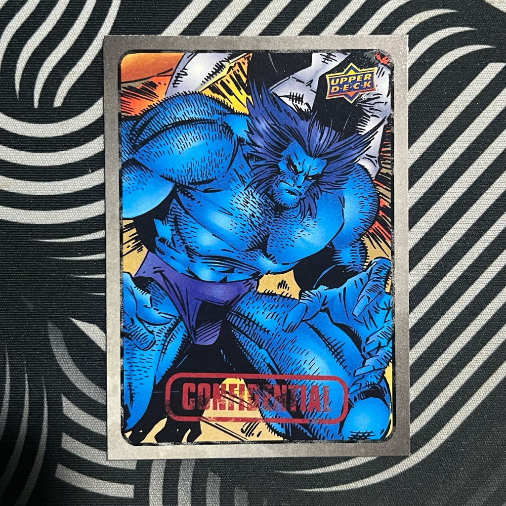 Upper Deck Dossier Marvel Beast card