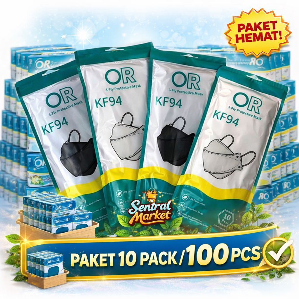 SM99-Masker KF94 OR Dewasa Premium 10 Pack / 100 Pcs