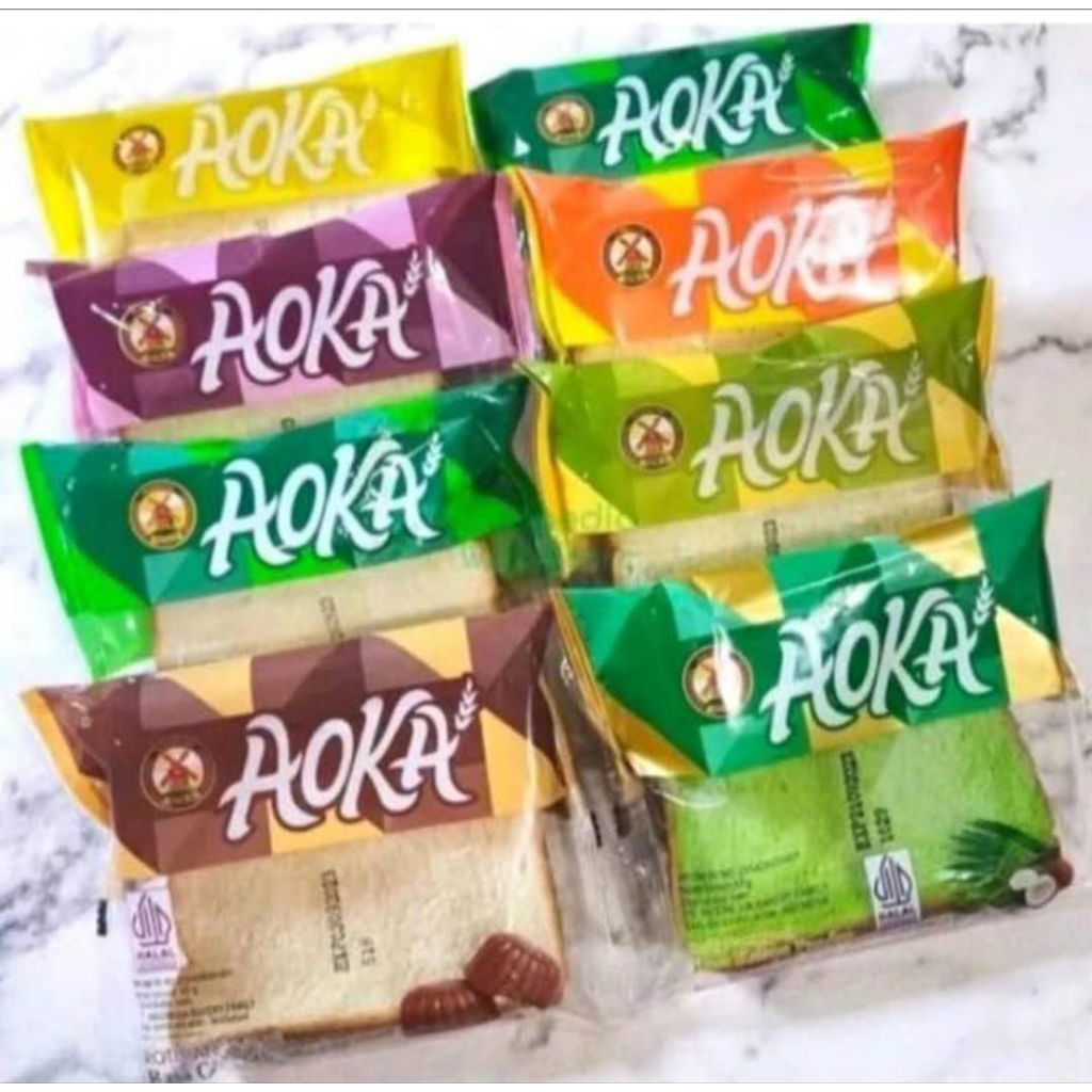 [TERMURAH] Roti Aoka Panggang 65gr 1 Dus Isi 60 Pcs Bisa Mix Rasa / Roti Panggang Aoka Grosir