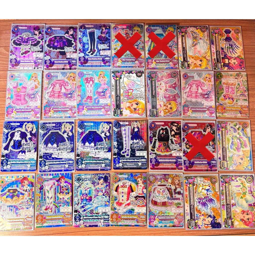 [Tanya Harga by Chat] Kartu Aikatsu PREMIUM Aurora Kiss, Rose Bon Bon, Gothic Magician, Bunny Tiara