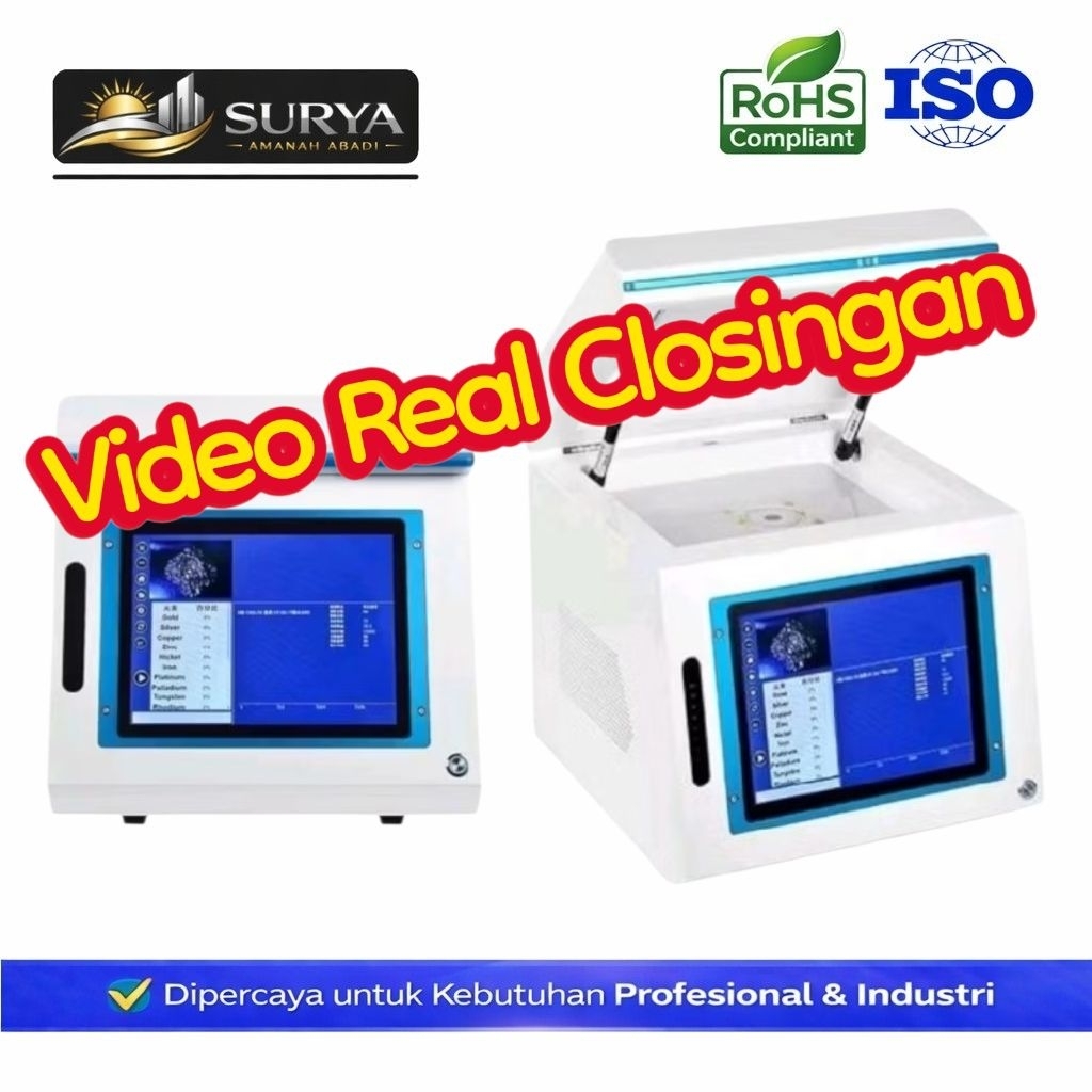 SAA - Alat Uji Kadar Emas dan Logam Mulia Presisi Tinggi FL X3 Portable XRF Gold Analyzer
