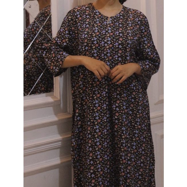 Aurel Floral Dress – Dress Wanita Casual Premium