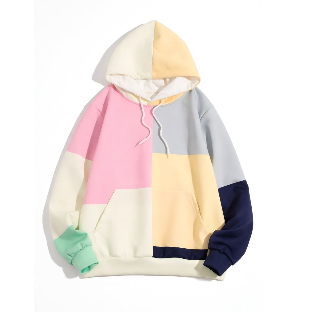 Jaketin Aja ( S - XXXXXL 6XL ) ( CUSTOM WARNA ) Hoodie BASIC POLOS Kombinasi Mix Warna Full Color Bi