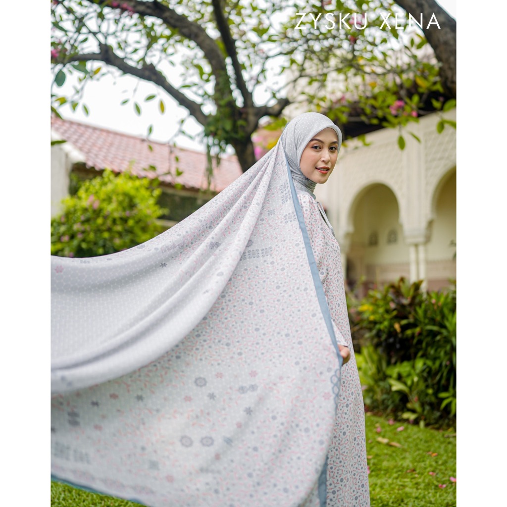 Zysku Xena | Samira Scarf - 3 Warna | Kerudung Sarimbit Motif Segi Empat