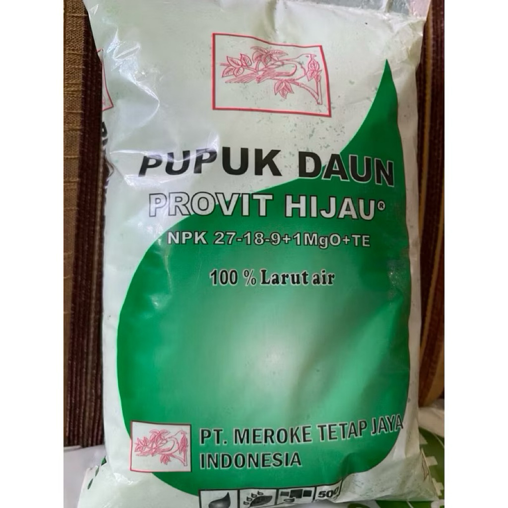 Pupuk meroke provit hijau 500gram