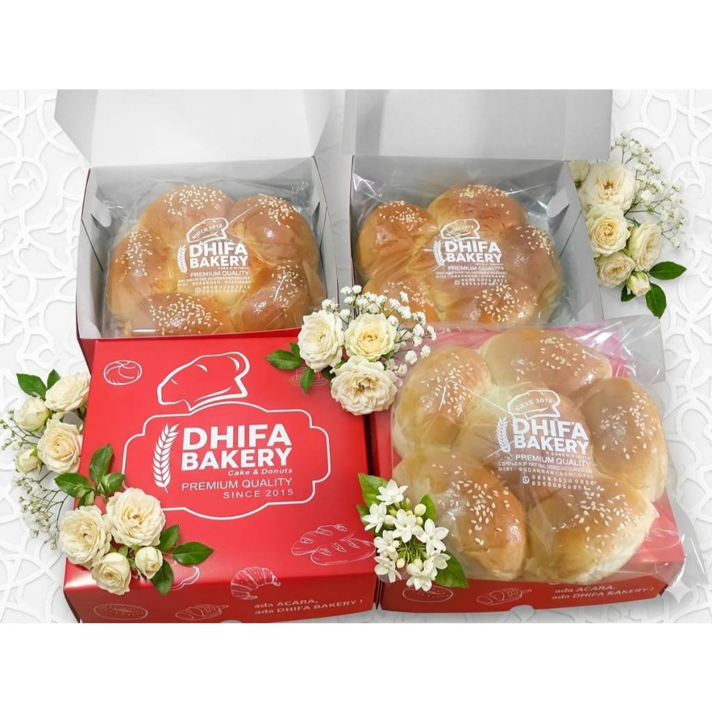 ROTI SOBEK ISIAN KACANG HIJAU, COKLAT & SLAI