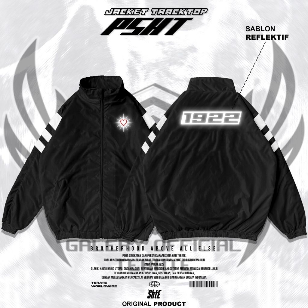 JAKET TRACKTOP PSHT REFLEKTIF JAKET SH TERATE JAKET REFLEKTIF PSHT TERBARU JAKET KEKINIAN