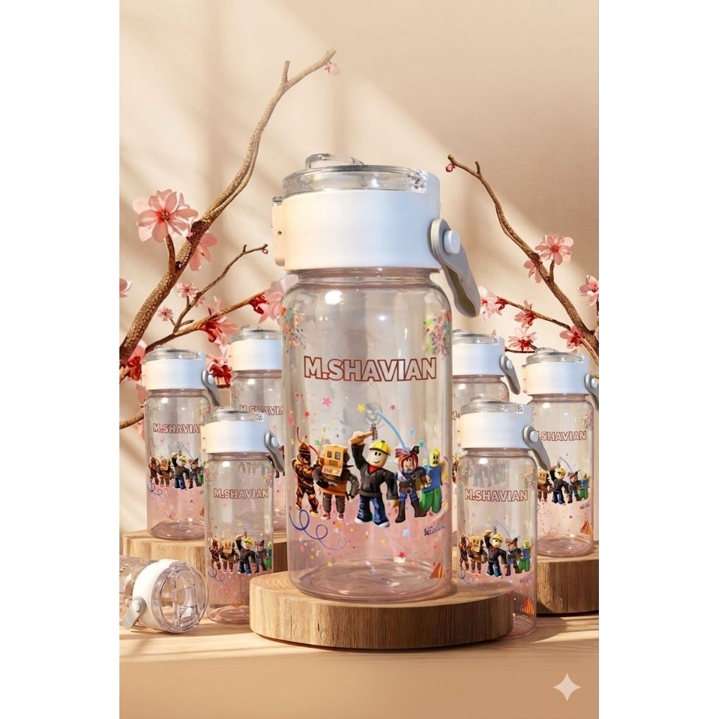 Tumbler custom souvenir ultah|souvenir perpisahan sekolah| botol minum anak custom