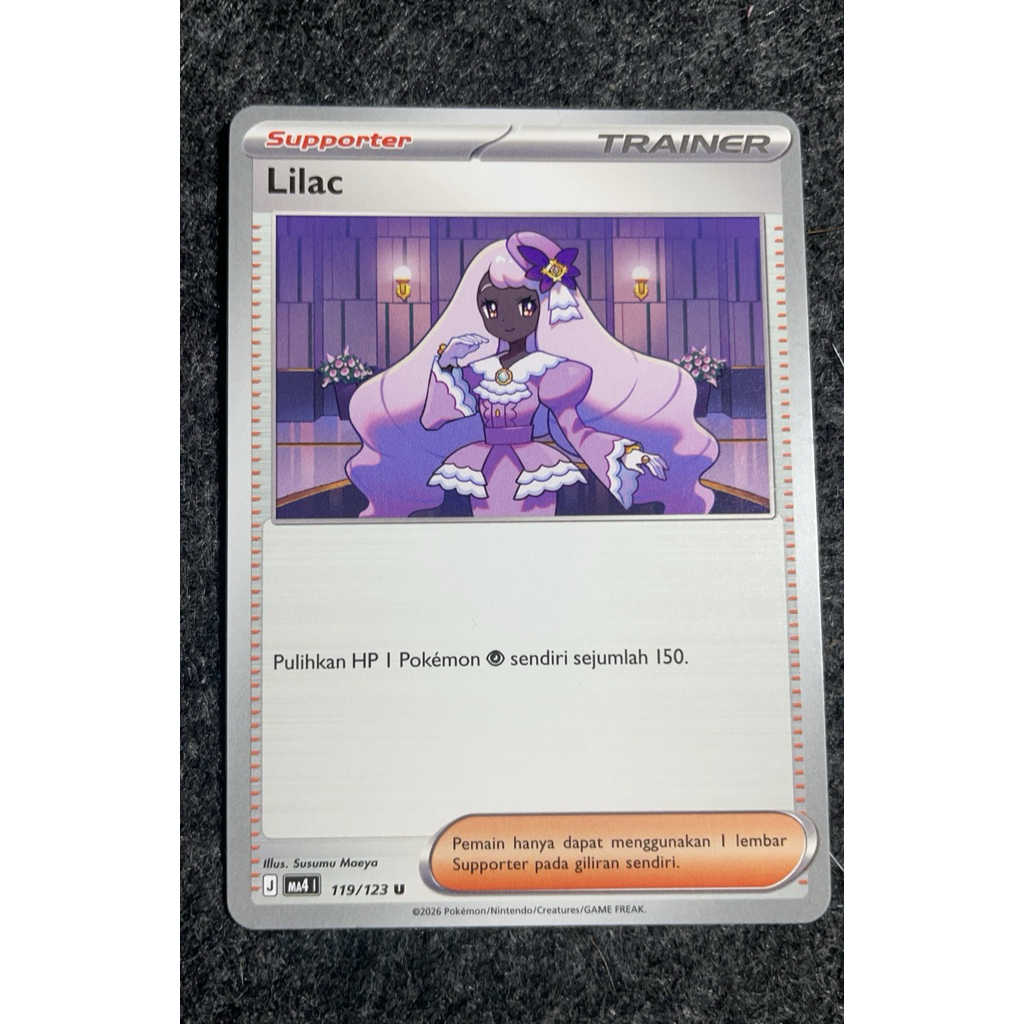 pokemon supporter lilac pokemon tcg indo
